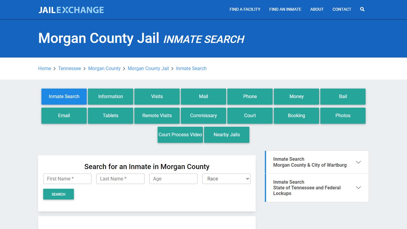 Morgan County Jail, TN Inmate Search: Roster & Mugshots