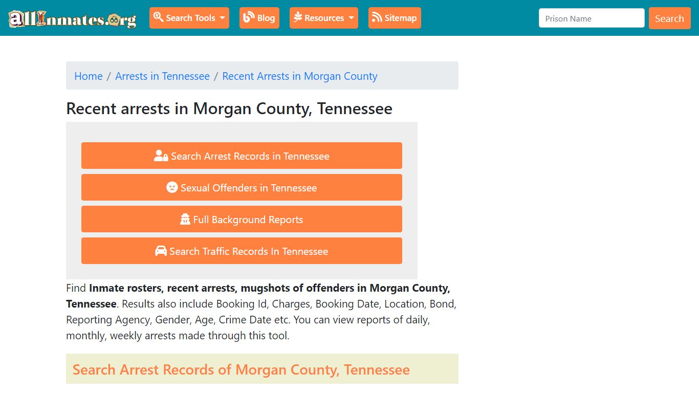 Recent arrests in Morgan County, Tennessee | Mugshots, Rosters, Inmates ...